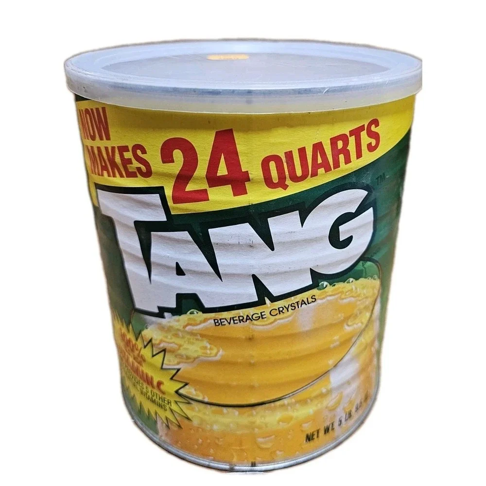 VTG 5‎ Lb Tang Natural Orange Flavor EMPTY Container
